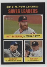 2020 Heritage Minor League Edition 2019 Leaders Nate Griep Matt Eckelman y5m