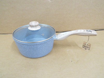 Country Kitchen Nonstick  Aluminum Cookware 3qt  8'' Saucepan W/ Lid New
