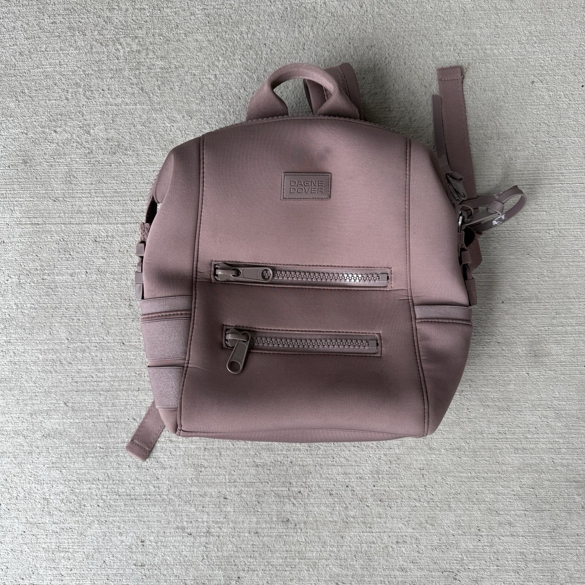Dagne Dover Dakota Neoprene Backpack Small Mauve Pink Mini