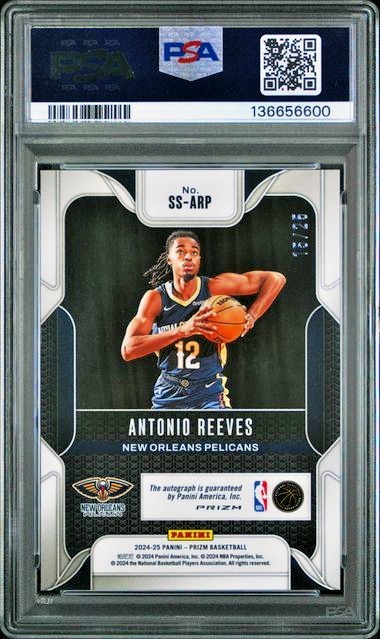 Title: Antonio Reeves PSA 10 SP 2024 Sensational Signatures Choice Blue /49 Auto view 2