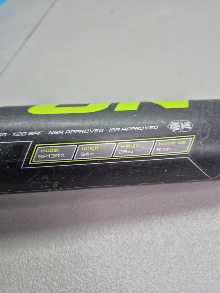 Bate de softbol lanzamiento lento de aleación de pared única Easton Reflex SP13RX RARO (28) ASA/USSSA Foto 3 de 4