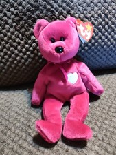 Ty Beanie Baby Valentina the Red Bear 1998 8.5 Inch