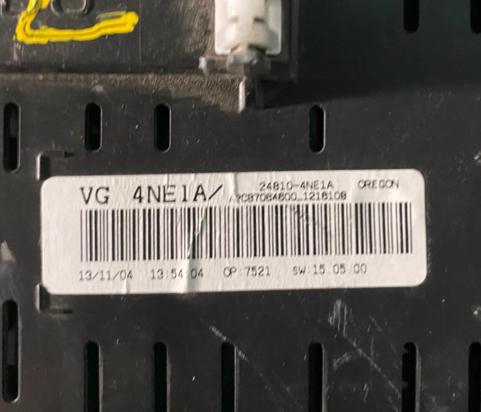 Cuadro de instrumentos velocímetro Nissan Leaf 2011-2014 67 k millas 24810-4NE1A Foto 2 de 3