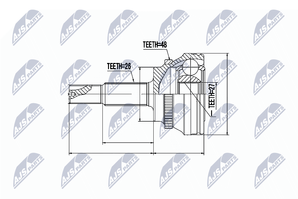 Fits NTY NPZ-TY-081 external joint ⭐UK Stock⭐ - Image 6