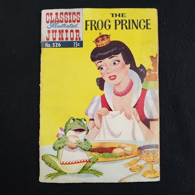 Classics Illustrated Junior No. 526 The Frog Prince (May 1958) Vintage Comic