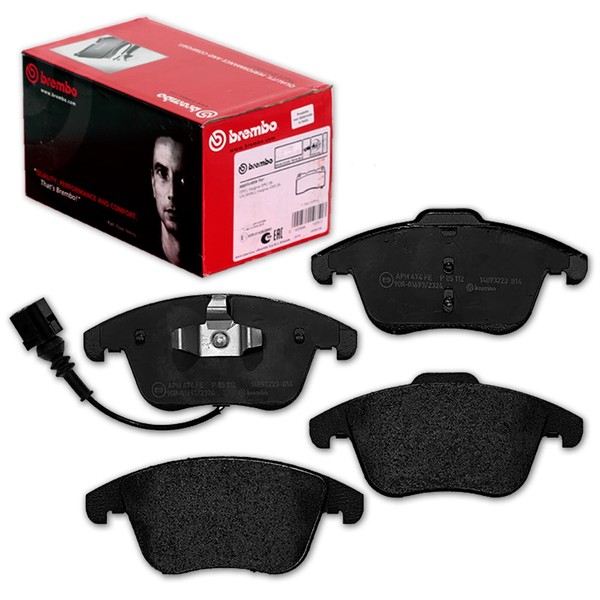 Brembo BremsbelÄGe Passend FüR Audi Q3 VW Sharan Tiguan Seat Alhambra-image