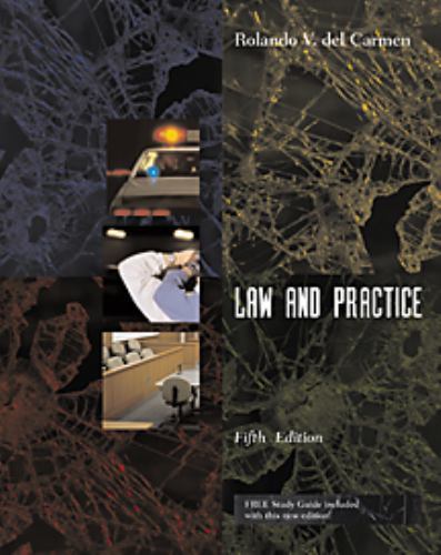 Criminal Procedure : Law and Practices by Rolando V. Del Carmen (2000 ...