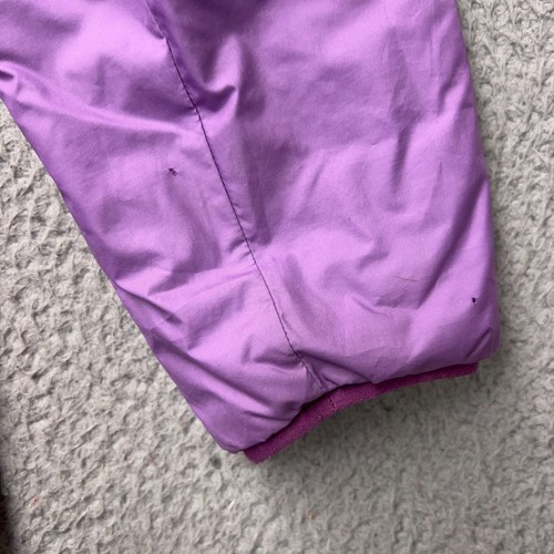 The North Face Reversible Jacket Girls XL Purple Full Zip Hooded Outdoor Hiking - Picture 9 of 13