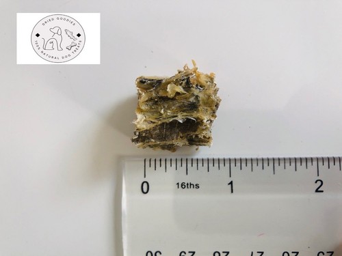 Kabeljau Hautwürfel 100 % natürlich luftgetrocknet gesund Hund behandelt Zahnfisch kauen - Bild 15 von 17