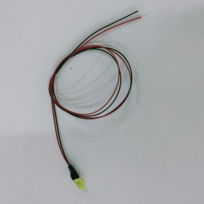 15x Vorverdrahtete 3mm Gelb LEDs Mit Widerständen Für 12-16V DC Hobby & Modellbau