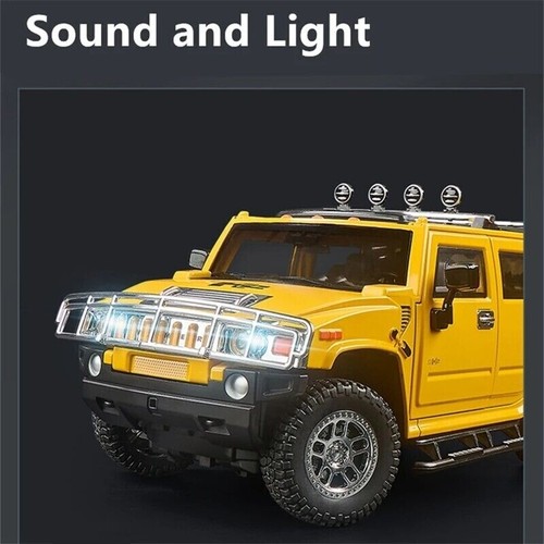 1/18 Hummer H2 Highway 61 SUV Alloy Car Model Diecast Toy Collectible Gift - Picture 15 of 18