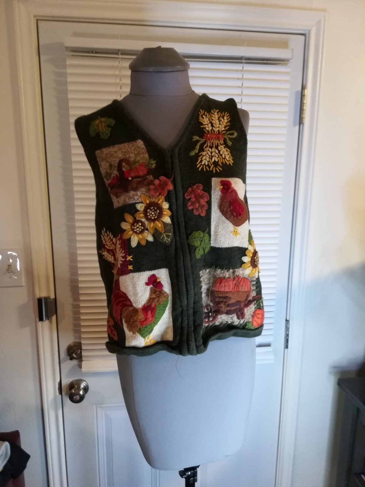Vintage Tiara International Sweater Vest Women's Size… Gem