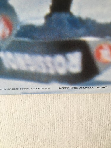 Vintage Original ROSSIGNOL ALBERTO TOMBA Ski Poster 1992 - Picture 5 of 7