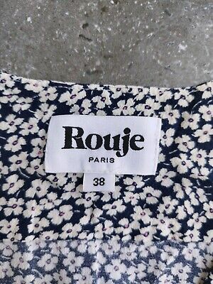 Rouje Paris Dress Laura Short Sleeve Viscose Midi Floral Rouje Paris Dress Laura Short Sleeve Viscose Midi Floral