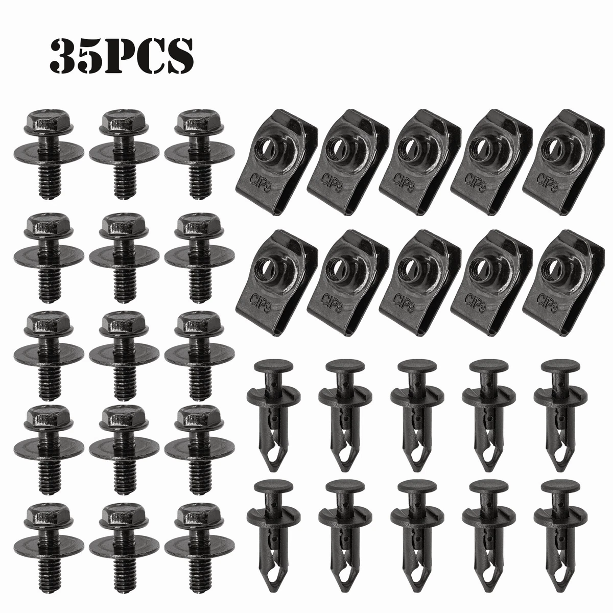 UBOG 70PCS Bumper Clips,Car Clips Fasteners,Engine Under Cover Splas UBOG 70PCS Bumper Clips,Car Clips Fasteners,Engine Under Cover Splas