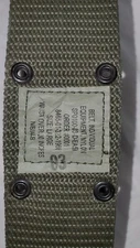 US Military Web Belt, Large | OD Green, Black Buckle (NSN - 8465-01-322-1966)