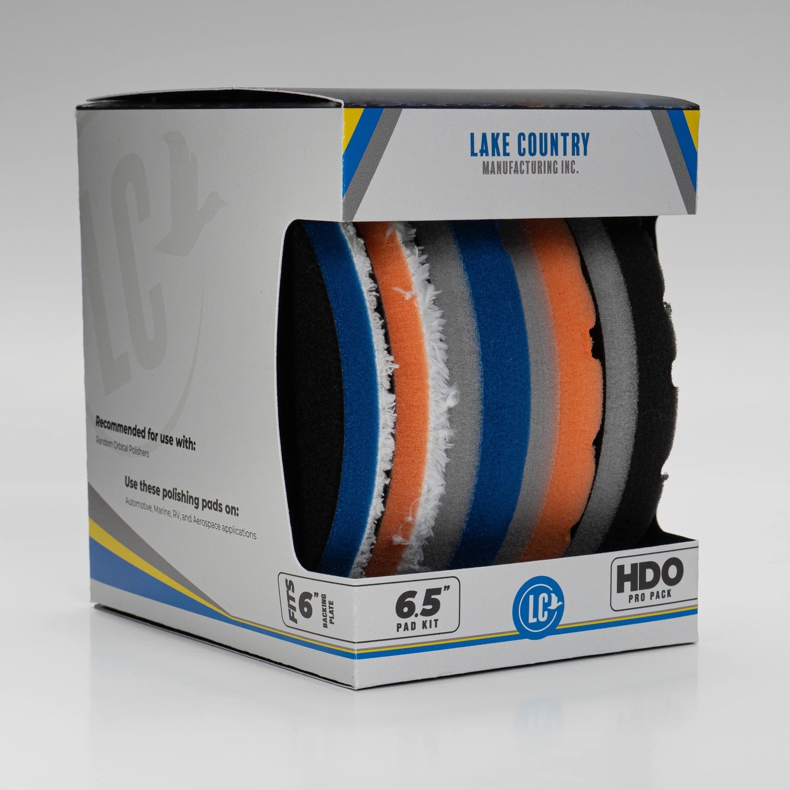 HDO Foam Polisher Buffer Pads (5 Pads, 6.5”)- Premium Heavy Duty Orbital Poli...