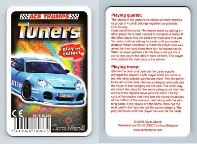 Title Card - Tuners - 2005 Ace Trumps Card