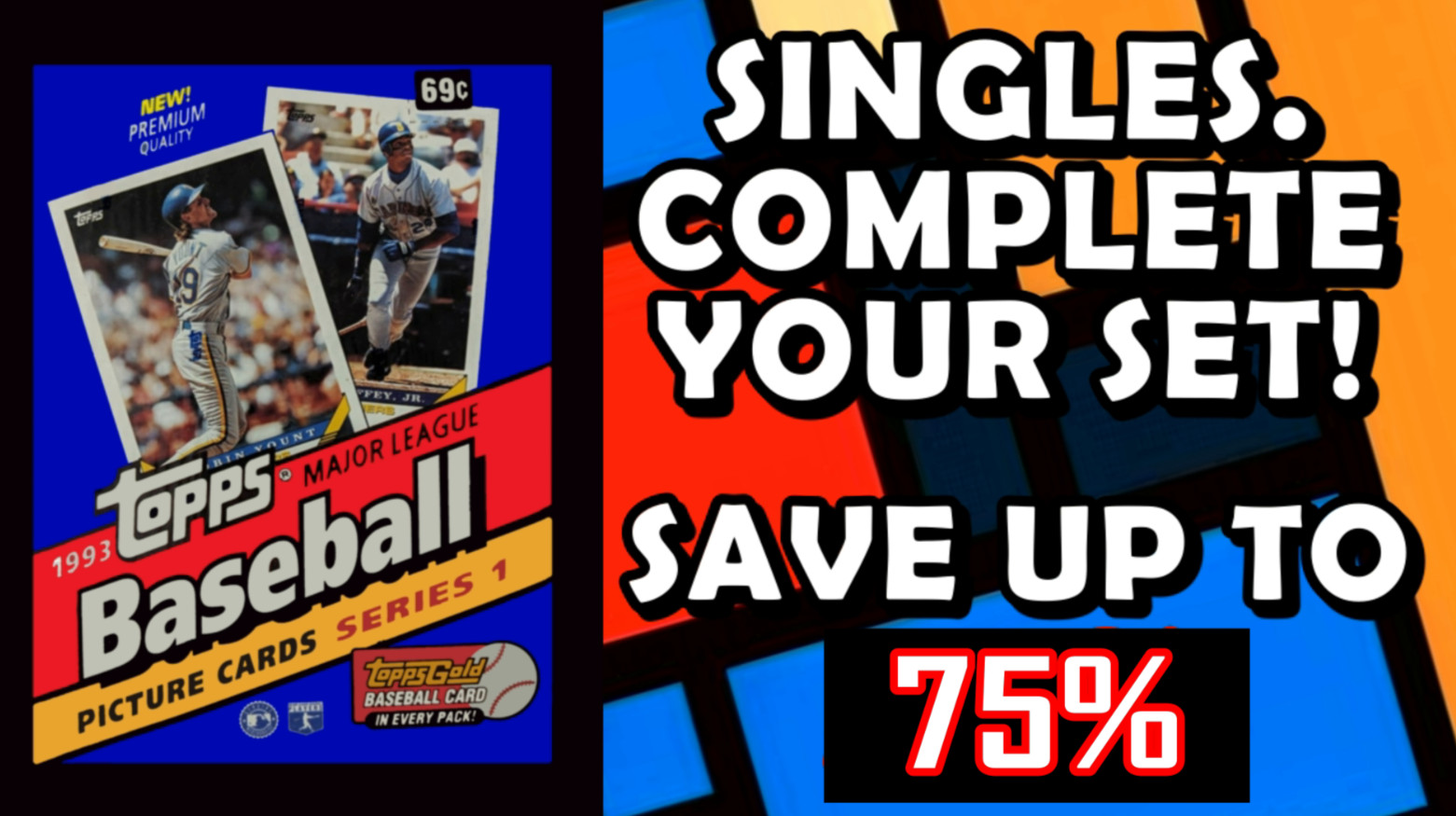 1993 Topps Baseball Series 1 Singles, #1-#200 - You Pick - Multi-Card Discounts!
