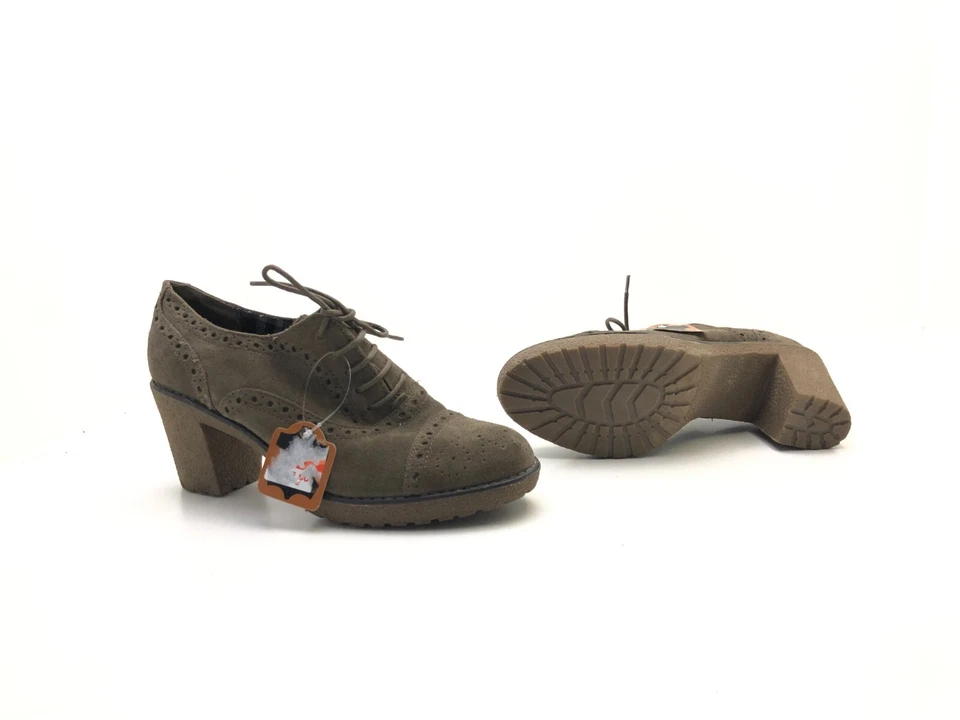 Janet D. Damen Halbschuhe Schnürer Loafers Comfort Grau Gr. 40 (UK 6,5) - Bild 3 von 4