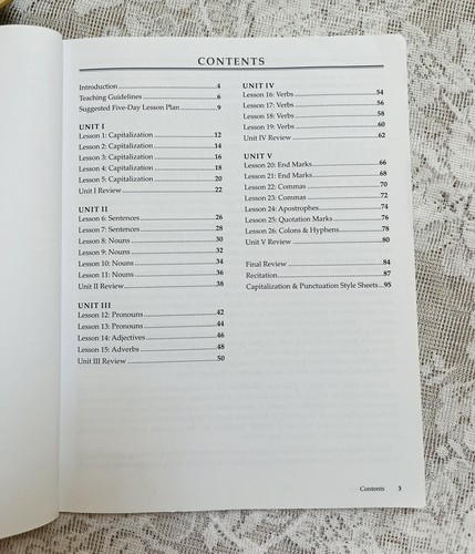 Memoria Press English Grammar Recitation I Teacher Guide & Grammar Handbook - Picture 6 of 9