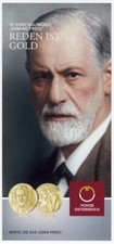 50 Euro GOLD 2017 " SIGMUND FREUD " *Folder*