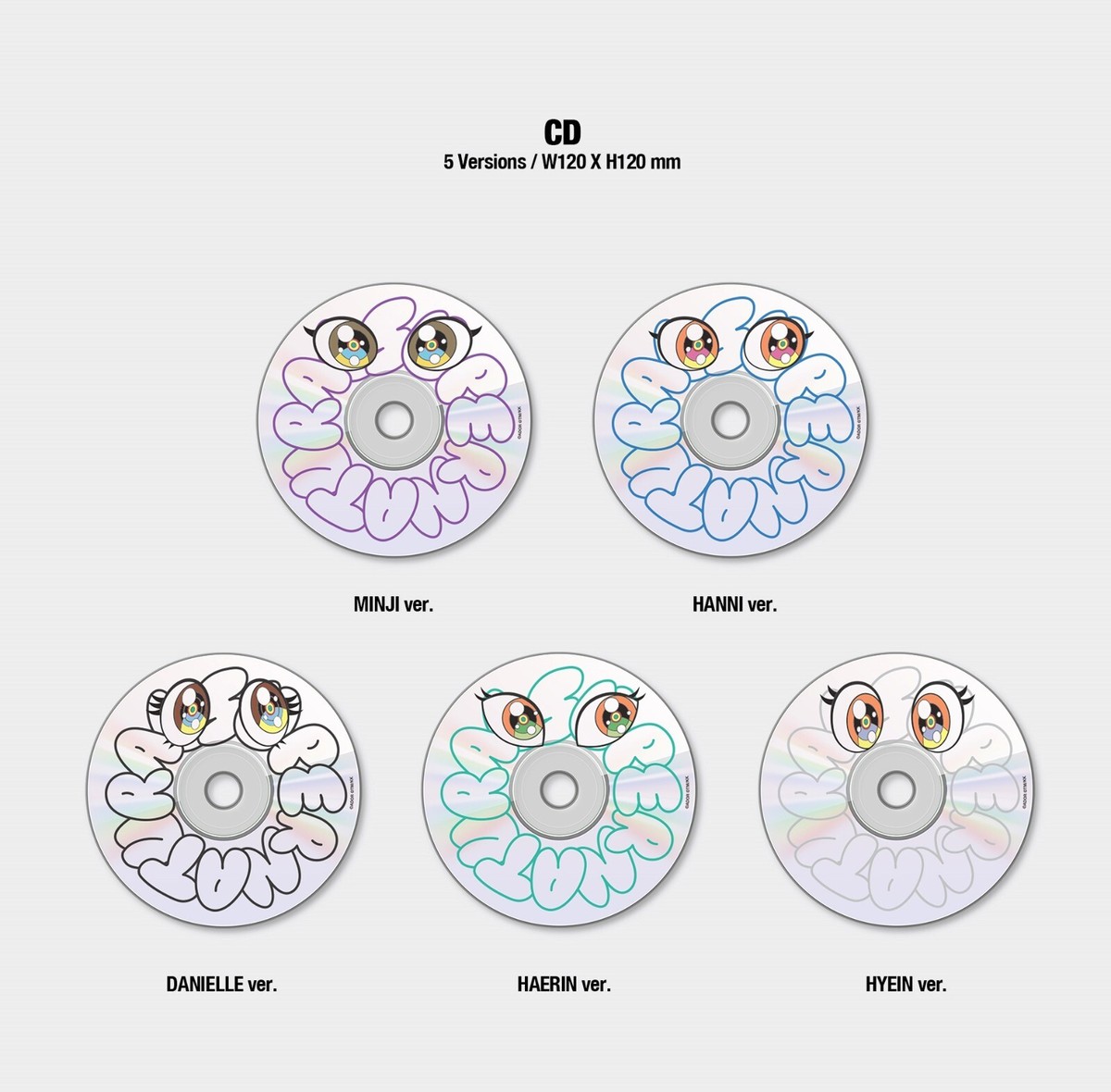 NewJeans Album Supernatural NJ X MURAKAMI Cross Bag Ver. CD+