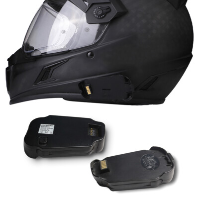 Black Bluetooth Portabl For Cardo Packtalk Bold for Motorcycle Helmet