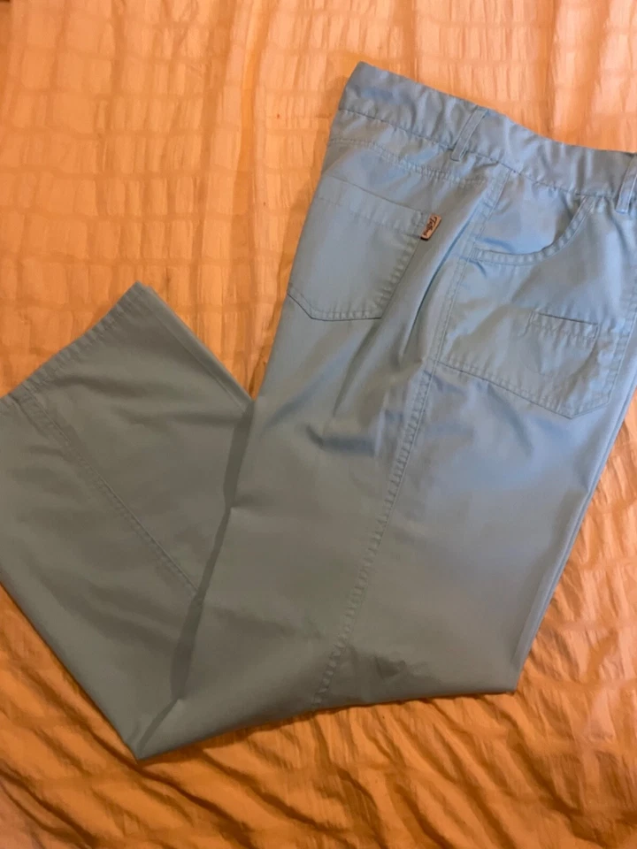 ¡Juego exfoliante mediano! Vaquero Western Herraduras Cactus Caballo Botas Pantalones Azules! Usado en excelente estado! Foto 3 de 4