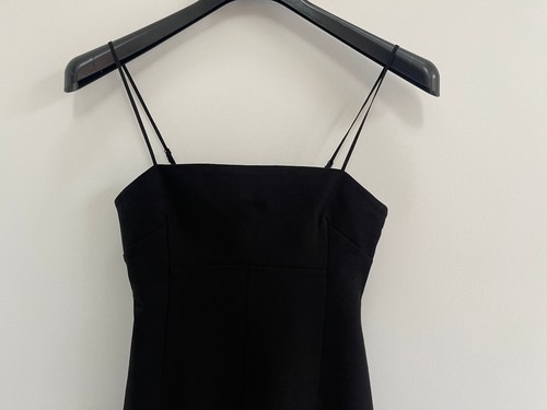 Silence + Noise Mini Dress Black Stretch Ponte Jersey SMALL / UK 8 💖 NEW - Picture 2 of 6