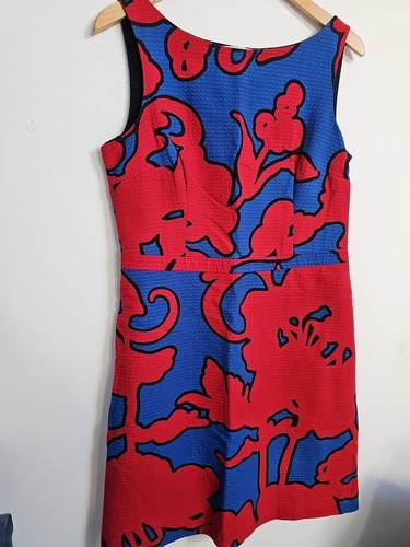 Moschino Cheap And Chic Abstract Shift Dress Size 12 - Picture 2 of 8