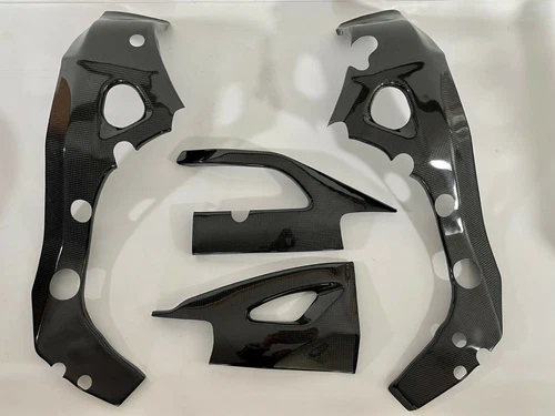 Frame Protector + Oscillation CARBON MOTORCYCLE SUZUKI GSX-R 1000 2007-2008