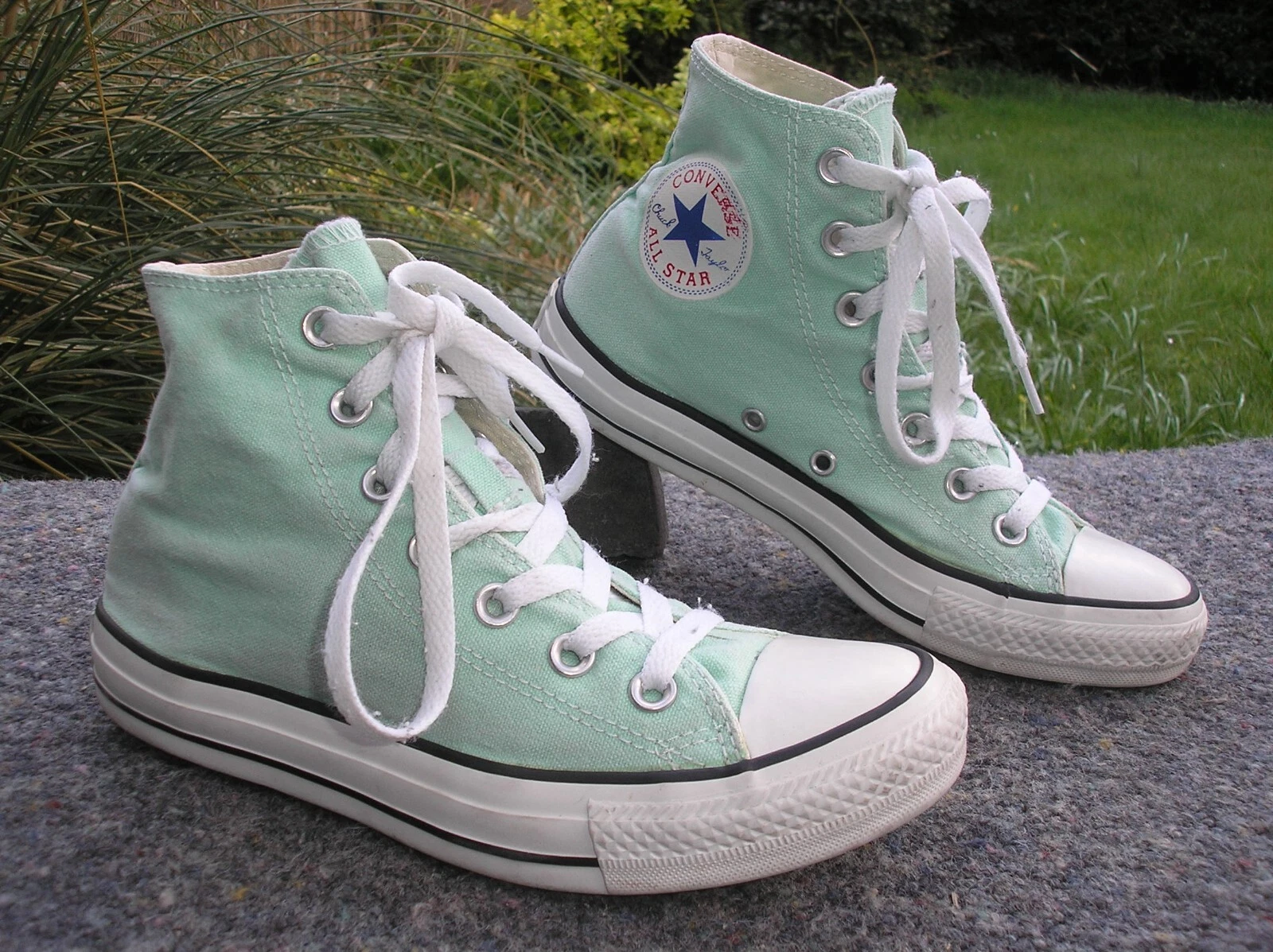 Sneaker originali CONVERSE Chucks HI taglia 37 verde chiaro!!!