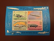 ICOLLECTZONE Bermuda 321a VF NH  post office fresh airplanes