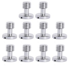 3/8 Flat Head Convert Slotted Screw Adapter Metal Mount for DSLR Camera Tripod