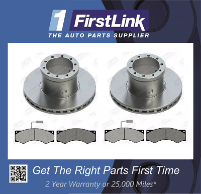 DAF FA 45 Series Front Brake Discs Pads 1991 - 2000 6.2t - 7.5t