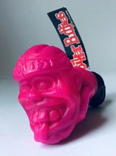 Vintage 1992 Creative Concepts BIKER BUDDIES Bubble Gum 8” Candy Container PINK