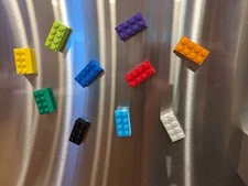 Set Of 10 Lego Magnets