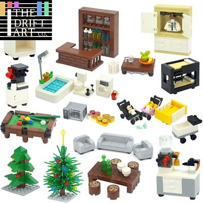 #ad Christmas Tree Desk Dining Pool Table Sofa For Lego Sets Building Blocks Set DIY $16.24