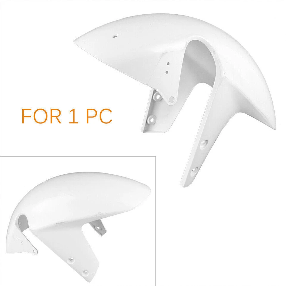 Carenado guardabarros delantero para Suzuki GSXR1000 2000-2002 K1 y GSXR600/750 01-03 blanco Foto 2 de 4