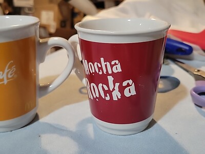 McDonalds McCafe 2010 Coffee Mugs - Mocha Rocka & Espressionist
