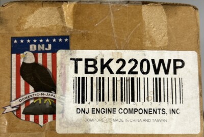 DNJ Engine Timing Belt Kit with Water Pump TBK220WP New Old Shelf Stock Open Box