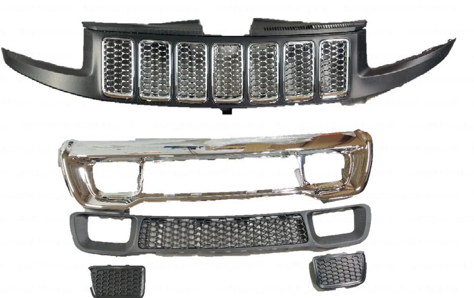 For 2014 2015 2016 Jeep Grand Cherokee front bumper - Image 2 of 3