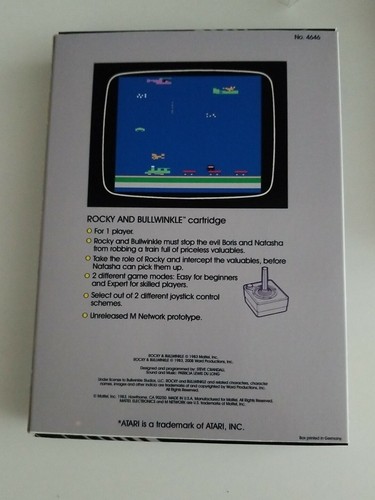 Atari 2600 Proto Rocky and Bullwinkle  - Picture 7 of 9