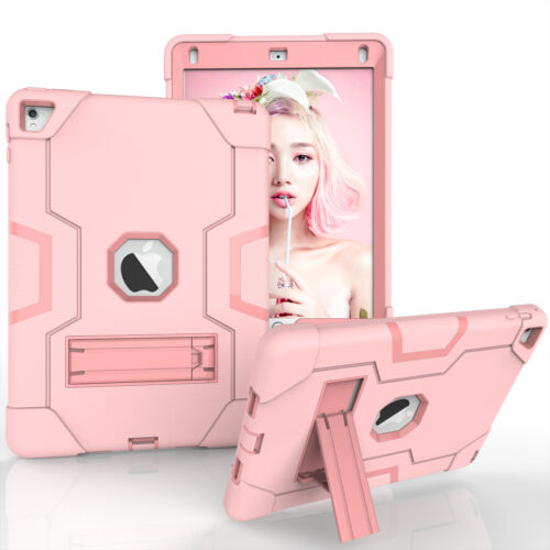 Funda protectora resistente a prueba de golpes con soporte para iPad 5/6º 7º 8º 9º 10º 11ª generación A16 - Imagen 51 de 59