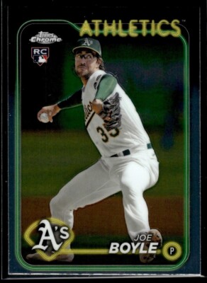 2024 Topps Chrome Joe Boyle (OC) RC Oakland Athletics #91