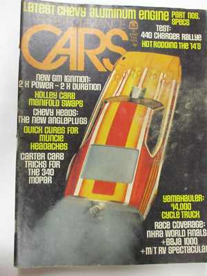 BACK ISSUE HI-PERFORMANCE CARS MAGAZINE FEBRUARY 1974, NHRA FINALS, TWIG ZEIGLER