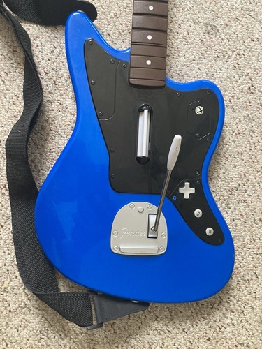 Xbox One Harmonix Rock Band 4 Fender Jaguar Wireless Guitar Blue 048-074 - Picture 2 of 5