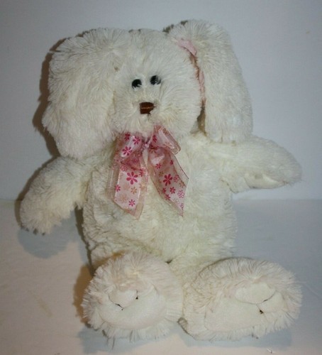 Fiesta Cream Ivory Plush Easter Bunny Rabbit 12
