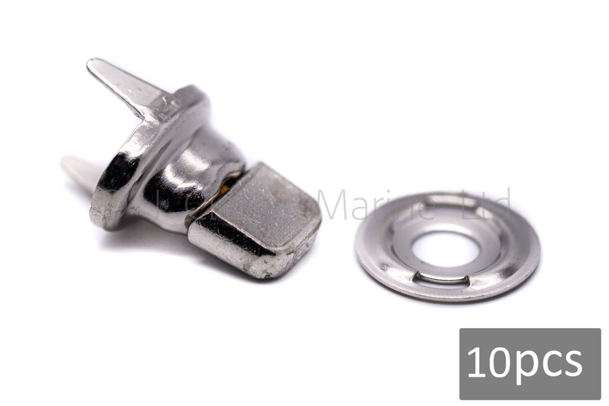 DOT Scovill Twist Lock Common Sense Fasteners | Eyelets For Boat Canopy Bimini | Pack Of 10-1180592